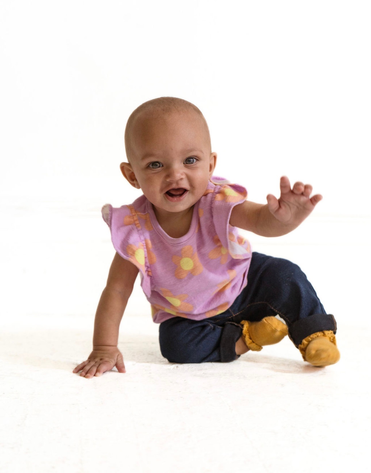Baby in studio